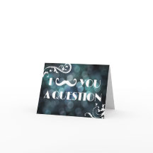 Ik Moet Je Een Vraag Stellen Bokeh Lichten Uitnodi