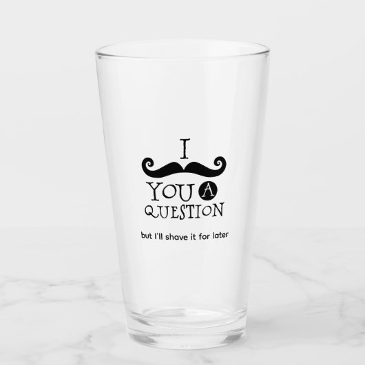 Ik Moet Je Een Vraag Stellen Glas (Voorkant)