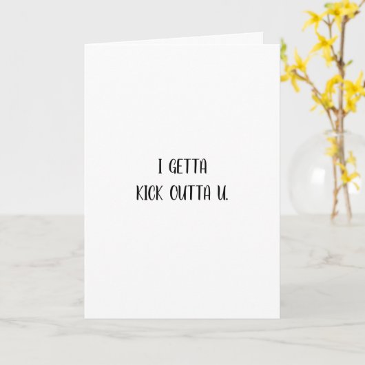 IK MOET JE UITSCHOPPEN. KAART (Gele Bloem)