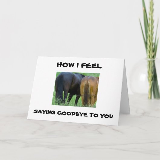 IK MOET ME OMDRAAIEN ** GA NIET WEG ** KAART (Voorkant)