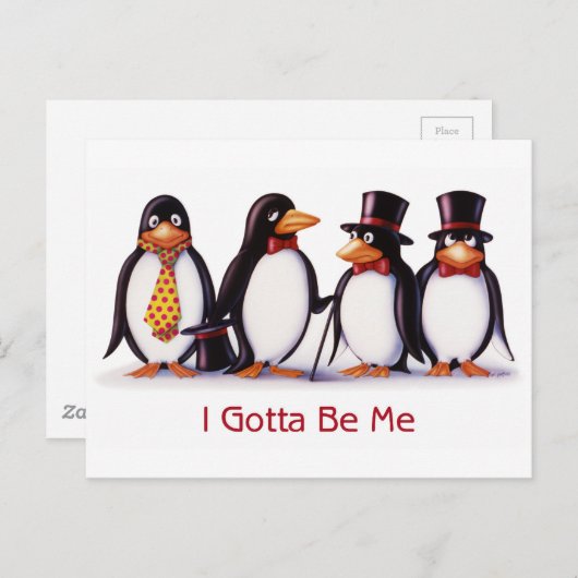 Ik moet me zijn briefkaart (Voorkant / Achterkant)