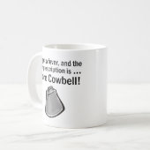 Ik moet meer Cowbell hebben Koffiemok (Voorkant links)