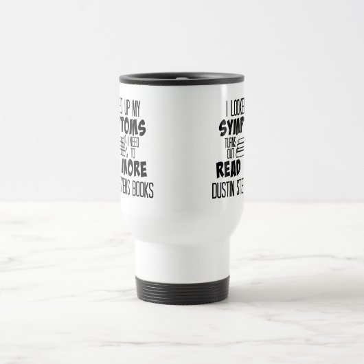 Ik moet meer Dustin Stevens boeken lezen Reisbeker (Center)