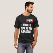 Ik moet met de manager spreken - Karen Meme Hallow T-shirt (Voorkant volledig)
