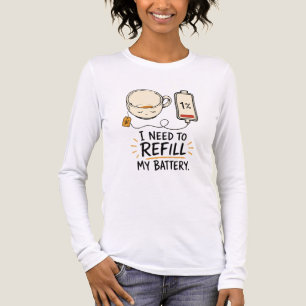 Ik moet mijn batterij bijvullen (Thee) - Tri-Blend Shirt