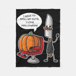 Ik moet mijn hart luchten, ik hou van Halloween Po Fleece Deken