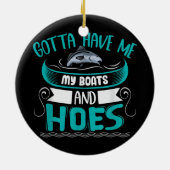 Ik moet mijn hoeken en hoes hebben keramisch ornament (Achterkant)