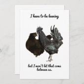 Ik moet mijn kaartje achterlaten kaart (Voorkant / Achterkant)