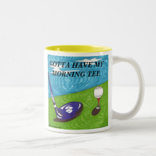 Ik moet mijn T-shirt Golf Mok hebben.