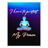 Ik moet mijn vrede beschermen foto afdruk (Voorkant)