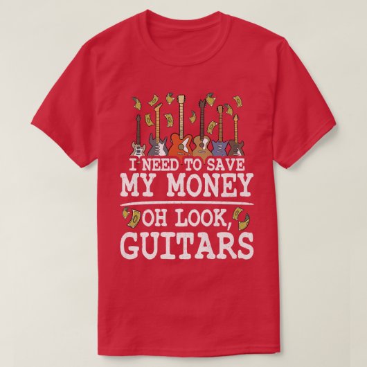 Ik moet m'n geld redden. t-shirt (Design voorkant)