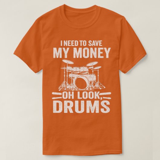 Ik moet m'n geld redden. t-shirt (Design voorkant)