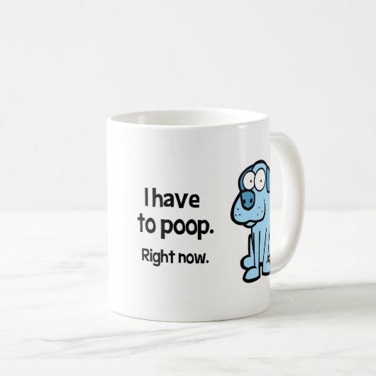 "Ik moet Mok poep" (Voorkant rechts)