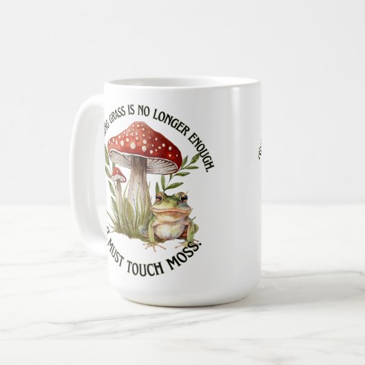 Ik moet mos aanraken koffiemok (Voorkant links)