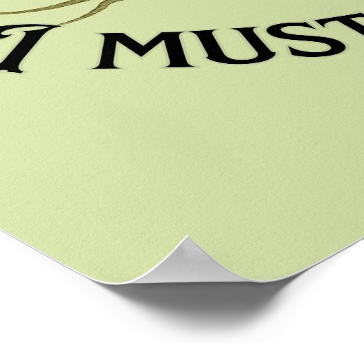 Ik moet mos aanraken poster (Hoek)