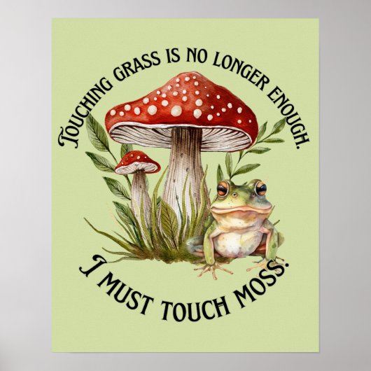 Ik moet mos aanraken poster (Voorkant)