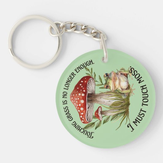 Ik moet mos aanraken sleutelhanger (Voorkant)