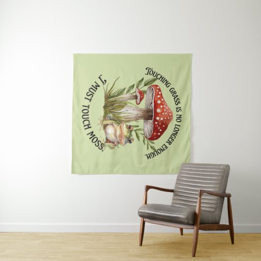 Ik moet mos aanraken wandkleed (In Situ (horizontaal))