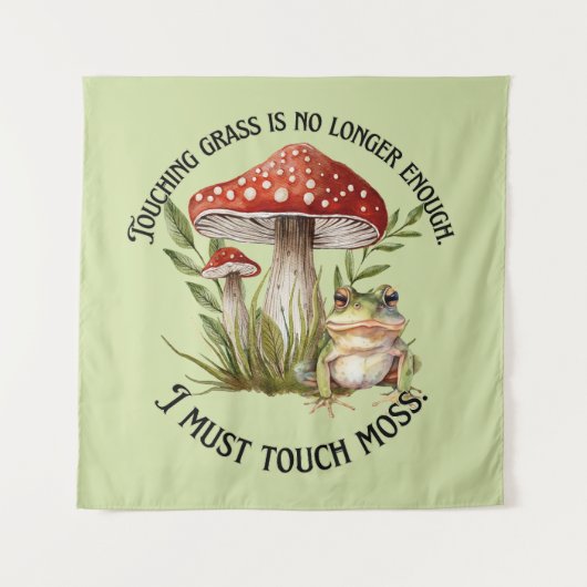 Ik moet mos aanraken wandkleed (Voorkant)