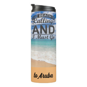 Ik moet naar Aruba Thermal Tumbler Thermosbeker