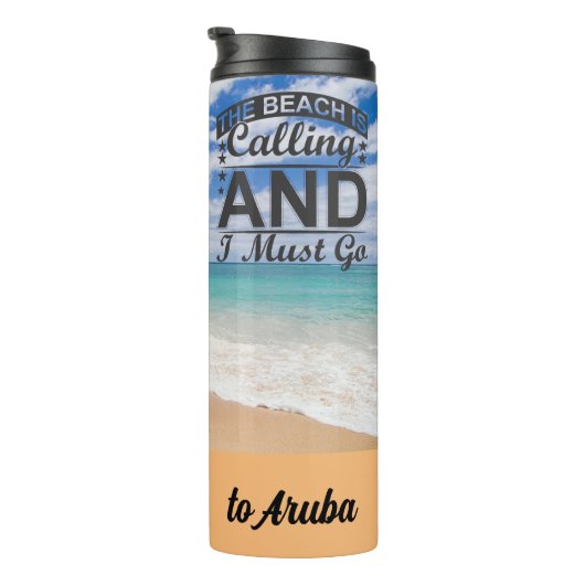 Ik moet naar Aruba Thermal Tumbler Thermosbeker (Geroteerd rechts)