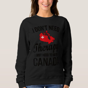 Ik moet naar Canadese vlag Canadese wortel Trui