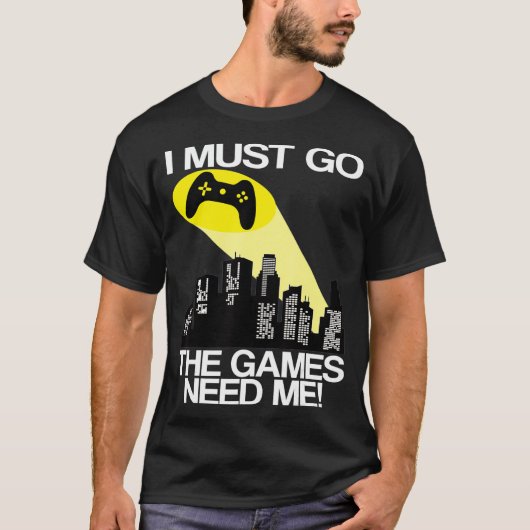 Ik moet naar de videogames t-shirt (Voorkant)