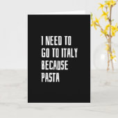 Ik moet naar Italië Kaart (Gele Bloem)