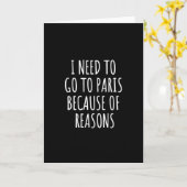 Ik moet naar Parijs. Kaart (Gele Bloem)