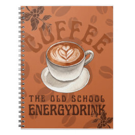 Ik moet opstaan, mijn koffie wacht op me. notitieboek