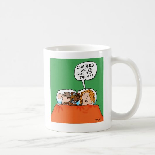 Ik moet praten koffiemok (Rechts)
