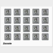 Ik Moet Rare Dingen Zeggen Of Ik Zal Sterven Grapp Vierkante Sticker (Vel)