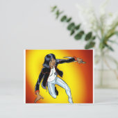 Ik moet rennen, schat. briefkaart (Staand voorkant)