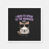 Ik moet spreken met de Manager Ultimate Statement Servet (Voorkant)