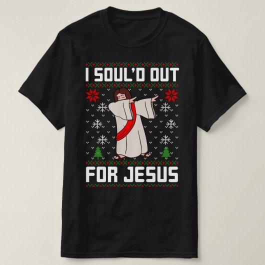 ik moet uit voor jezus kerst t-shirt (Design voorkant)
