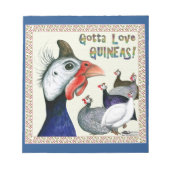 Ik moet van Guineas houden. Notitieblok (Voorkant)