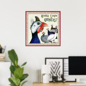 Ik moet van Guineas houden. Poster (Thuiskantoor)