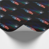 Ik moet van het Corvette houden. Cadeaupapier (Hoek)