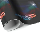 Ik moet van het Corvette houden. Cadeaupapier (Rol Hoek)