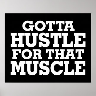 Ik moet voor die spier wit zijn. poster