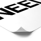 IK MOET ZOALS EEN MEISJE BASKETBALL ZIJN POSTER (Hoek)