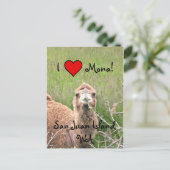 Ik ♥ Mona! Briefkaart (Staand voorkant)