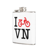 Ik motor Vietnam Heupfles (Links)