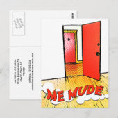 ik mudé : puerta cómica briefkaart (Voorkant / Achterkant)