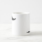 Ik "Mustache" je een vraag Koffiemok (Center)