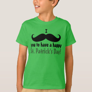 Ik Mustache je gelukkig met het Shirt van Patrick'
