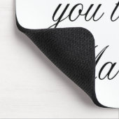 Ik Mustache je... om me te trouwen Muismat (Hoek)