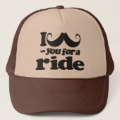 Ik Mustache je voor een Ride Trucker Pet (Voorkant)