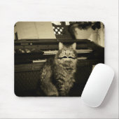 Ik Mustache om je uit te spelen Muismat (Met muis)