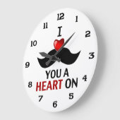 Ik muteer je een hart op je grote klok (Hoek)